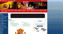 Desktop Screenshot of embajadadeespana.org