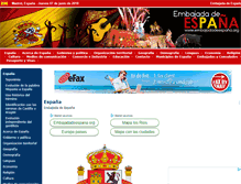 Tablet Screenshot of embajadadeespana.org